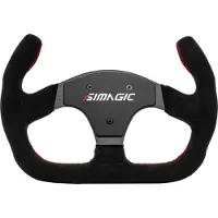 Simagic Volant P-325C Alcantara, 325mm, design Cut-Off, noir