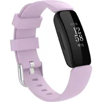 Cover-Discount Fitbit Inspire 2 - Bracelet de remplacement en silicone violet (Silicone), Sangles de montre, Violet