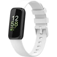 Cover-Discount Fitbit Inspire 3 - Bracelet de remplacement en silicone blanc (Silicone), Sangles de montre, Blanc