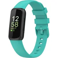 Cover-Discount Fitbit Inspire 3 - Bracelet de remplacement en silicone turquoise (Silicone), Sangles de montre, Turquoise