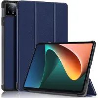 Cover-Discount Xiaomi Pad 6 - Tri-fold Smart Case bleu foncé (Xiaomi Pad 6, Xiaomi Pad 6 Pro), Étui pour tablette, Bleu