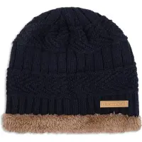 Normani Bonnet ' Kebili ' marine / marron