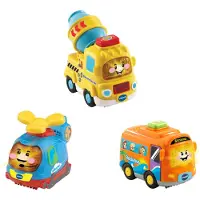 Vtech Tut Tut Baby Flitzer - Set de 3 autocars, hélicoptère, bétonnière