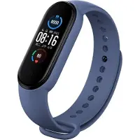 Screen Guard Professional Bracelet de remplacement Xiaomi Mi Smart Band 6 Silicone Strap (Silicone), Sangles de montre, Bleu