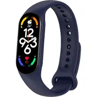 Screen Guard Professional Bracelet de remplacement Xiaomi Smart Band 7 Silicone Strap (Silicone), Sangles de montre, Bleu