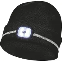 Gebol Unisexe, Bonnet, Led, Noir, (Taille unique)