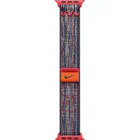 Apple Nike Sport Loop (40 mm, Nylon), Sangles de montre, Bleu, Rouge