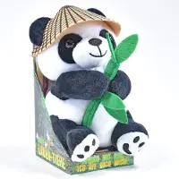 Kögler Laber-Panda, "Bao Bao", avec chapeau et bambou (19 cm)