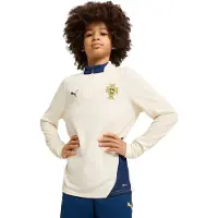 Puma Ffp Portugal 2025 Training Junior Half Zip Sweatshirt Beige 13-14 Years Enfants