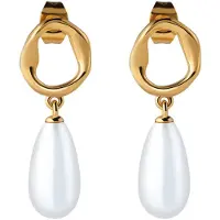 Victoria Hyde Boucles d'oreilles or / blanc perle