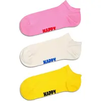 Happy socks Chaussettes Invisibles Solid 3 Paires