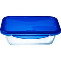 Pyrex Plat Cook & Go Verre Borosilicate Avec Couvercle -