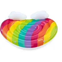 Bestway 43722 Rainbow Dreams Inflatable Island Multicolore 175 x 163 cm