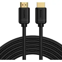 Baseus HDMI (type A ) - HDMI (type A) (5 m), Câble vidéo, Noir