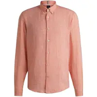 BOSS Liam S Bd C1 243 01 Long Sleeve Shirt Orange M Homme