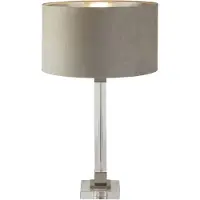Searchlight Lampe de table design Scarborough or avec nuance de bronze