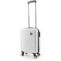 National Geographic Valise de voyage Abroad avec roues doubles robustes Argent One Size