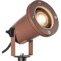 SLV Big Nautilus Spike 15 Outdoor Projecteur GU10 rouille avec piquet de terre