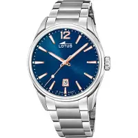 Lotus Montre dateur Minimalist Blue