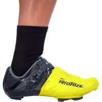 VeloToze : couvre-orteils unisexe, taille unique, jaune - protection des orteils imperméable et coupe-vent, idéale pour le cyclisme...