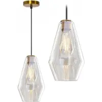 Toolight Lampe APP438-1CP Transparent