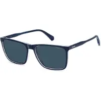 Polaroid Lunettes de soleil PLD 4180/S OXZC3 58 pour homme, bleu