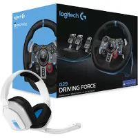 Logitech Volant G29 Driving Force Racing + Casque Astro A10 Pédalier (991-000486)