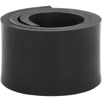vidaXL Bande en caoutchouc pour chasse-neige noir 80x10x1 cm