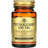 Solgar , Pycnogénol, 100 mg, 30 Gélules Végétales