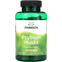 Swanson Health , Enveloppes de Psyllium, 610 mg, 100 Gélules