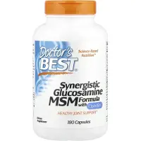 Doctors Best , Formule Synergique de Glucosamine MSM avec OptiMSM, 180 Gélules
