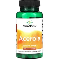 Swanson Health , Acérola, 500 mg, 60 Gélules