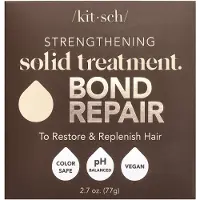 Kitsch , Barre Traitante Solide Renforçante, Réparation des Liens, Fleur de Bambou & Ylang Ylang, 2,7 oz (77 g)