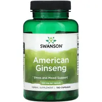 Swanson Health , Ginseng Américain, 550 mg, 100 Gélules