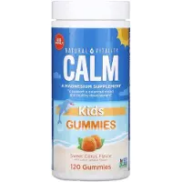 Natural Vitality , CALM, Gommes pour Enfants, Agrumes Doux, 120 Gommes