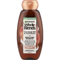 Garnier Shampooing Whole Blends aux extraits de noix de coco et beurre de cacao Huile de noix de coco/beurre de cacao 12,5 oz liq.