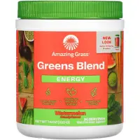 Amazing Grass , Mélange Vert, Énergie, Pastèque, 7,4 oz (210 g)