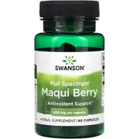 Swanson Health , Baie de Maqui Spectre Complet, 400 mg, 60 Gélules