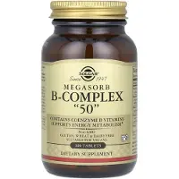 Solgar , Megasorb Complexe B "50", 100 Comprimés