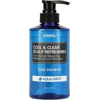 Kundal , Shampooing Rafraîchissant Cool & Clear pour le Cuir Chevelu, Menthe Aquatique, 16,9 fl oz (500 ml)