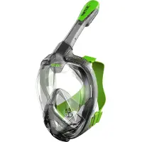 Seac Sub Magica Snorkeling Mask Vert,Noir L-XL