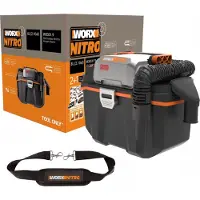 WORX Aspirateur eau et poussières sans fil Nitro 20V 8L WX031.9, moteur Brushless + : batterie de rechange WA3644 20V (4,0 Ah)