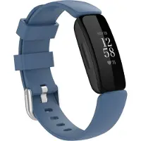 Cover-Discount Fitbit Inspire 2 - Bracelet de remplacement en silicone bleu (Silicone), Sangles de montre, Bleu