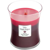 Woodwick Trilogy Sun Ripened Berries bougie parfumée avec mèche en bois 275 g