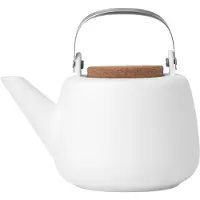 Viva Scandinavia Théière - - Nicola - Porcelaine - 19.5 X 14.5 X 14.5 Cm - Blanc