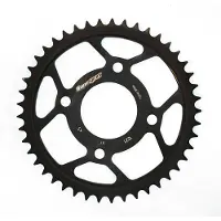 Supersprox Steel Honda 428x45 Rfe1221x45blk Rear Sprocket Argenté 45t