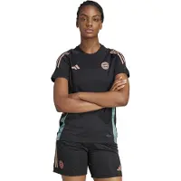 Adidas Fc Bayern 24/25 Tiro Training Woman Short Sleeve T-shirt Noir XS Femme