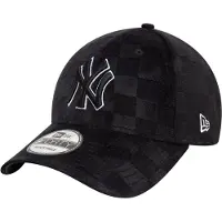 New Era Tonal Check 9forty New York Yankees Men Caps Black En Taille:One Size