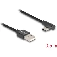 DeLOCK 80029 USB 2.0 Kabel Typ-A St zu USB Type-C Stecker 0,5m