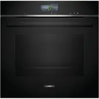 Siemens iQ700, Four à encastrer avec soutien vapeur, 60 x 60 cm, noir, inox, HR776G1B1
